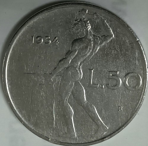 Italia moneta lire 1954 - italia,