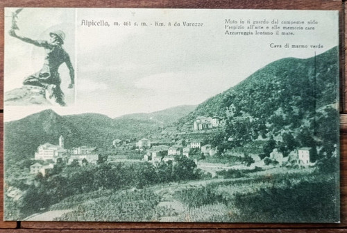 Alpicella 1930 bel panorama - alpicella,