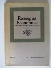 Rassegna Economica - Carlo Pace - Banco di Napoli, 1987