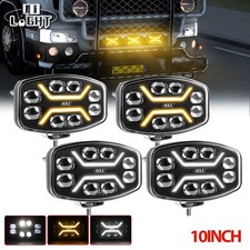 4X Faretto LED ovale jumbo 12v