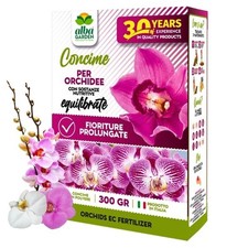 Concime Granulare per Orchidee 300 gr - Fertilizzante Equilibrato per Fioritura