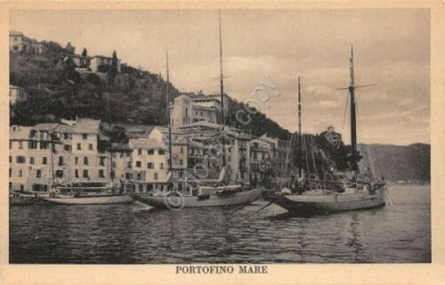 Cartolina portofino mare - cartolina,
