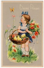 PASQUA 1942 - Bambina con un