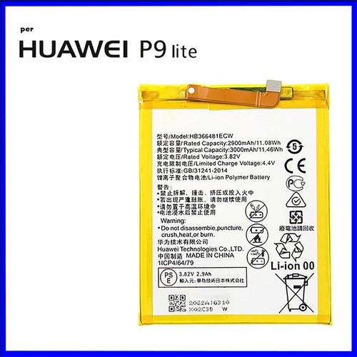 Batteria per huawei - per, p9