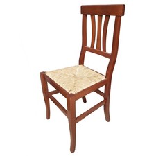Sedia legno massello noce