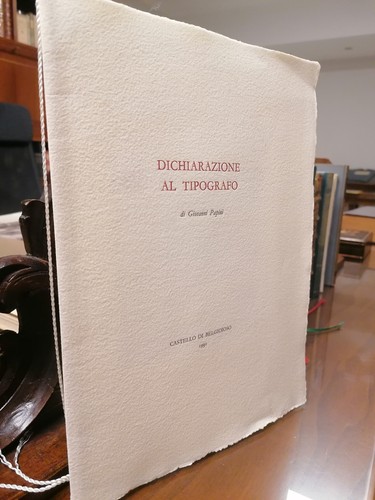 Papini giovanni dichiarazione - giovanni,