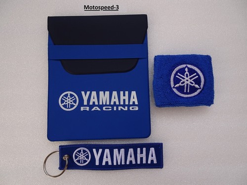 Porta documenti yamaha blu - documenti,