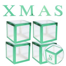  Scatola Porta Palloncini Baby One Scatole Trasparenti Decorazioni Festa Palloncini Astuccio