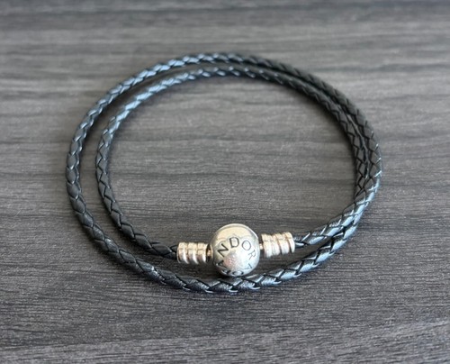 Pandora black braided double - black,
