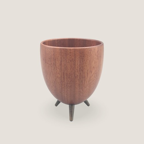 Vassoio legno teak con - in,