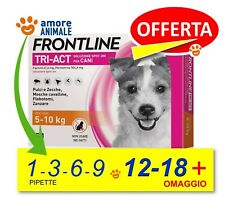 Frontline TRI-ACT Antiparassitario per Cani 5-10 kg  3 / 6 / 9 / 12 / 18 pipette