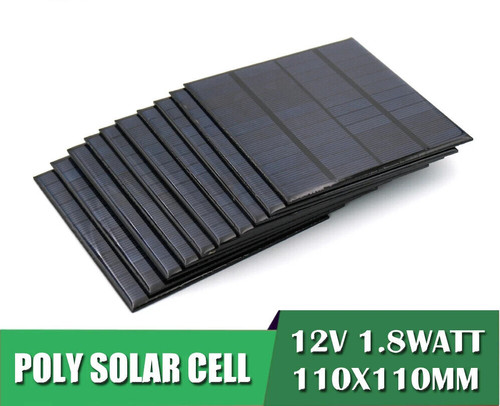 Mini pannello solare 12v 8w - solare, 1.8w