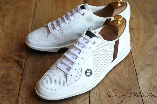 Gucci vintage bianco pelle - gucci,