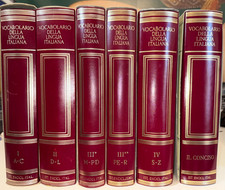 VOCABOLARIO DELLA LINGUA ITALIANA - IST ENCICLOPEDIA ITALIANA TRECCANI, 6 VOLUMI