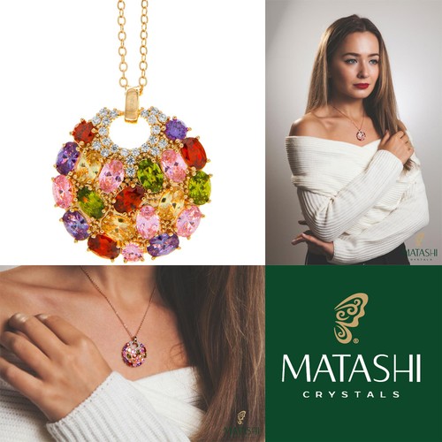 Collana placcata oro - , rosa
