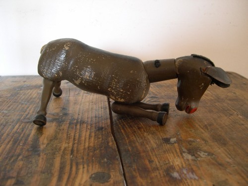Antico cavallo legno - cavallo, in
