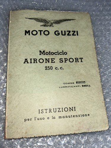 Moto guzzi libretto uso - guzzi:, di