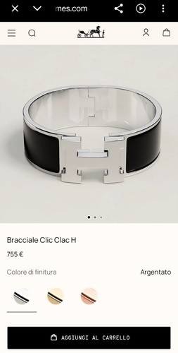 Hermes clic bracciale - hermes,