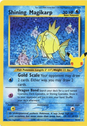 Shining magikarp 64 - shining, #66/64