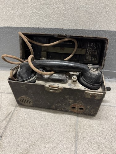 Telefono vintage militare - vintage, da