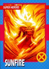 X-Men SUNFIRE Trading Card di
