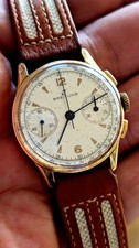 OROLOGIO BREITLING PREMIER 789 CRONOGRAFO ORO ROSA 18K 1940 32MMM VINTAGE