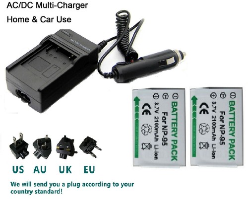 Batteria caricatore 2xnp - batteria, +