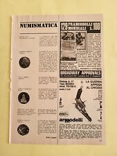 129 FRANCOBOLLI  PISTOLA BODEO CLIPPING RITAGLIO PUBBLICITA' ADVERTISING #784