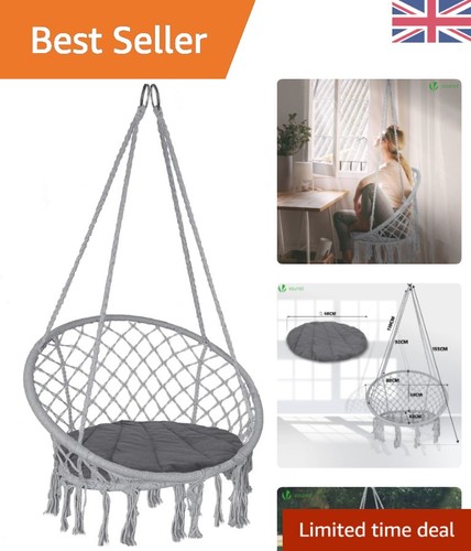 Luxury macrame hammock - hammock, chair
