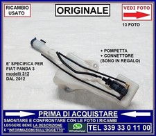 VASCHETTA ACQUA TERGI CRISTALLI + POMPETTA specifica FIAT PANDA 3 mod 312