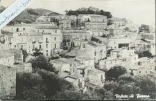 Ficarra ME. Cartolina con Vista dell'abitato negli anni Venti del Novecento