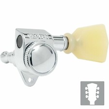 NUOVO Grover 502 LOCKING Sintonizzatori 3x3 Moderni Gibson Les Paul Pulsanti KEYSTONE CROMO