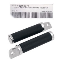 Pedane pedalini gomma cromate