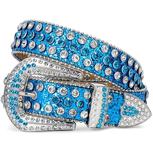Cintura uomo western strass