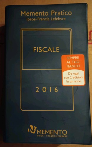 Memento pratico fiscale 2016 - pratico,