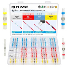 330 Pezzi Connettori Termoretraibili Saldanti Con Guaina Termorestringente, Conn