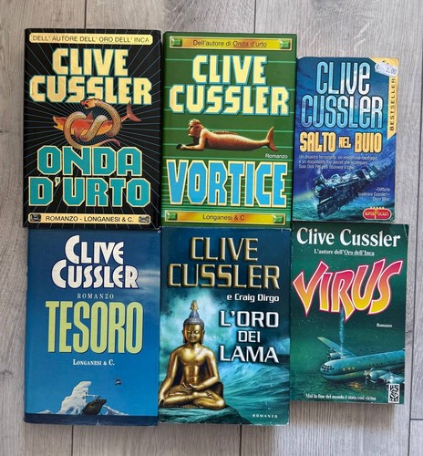 Lotto libri clive cussler - libri,