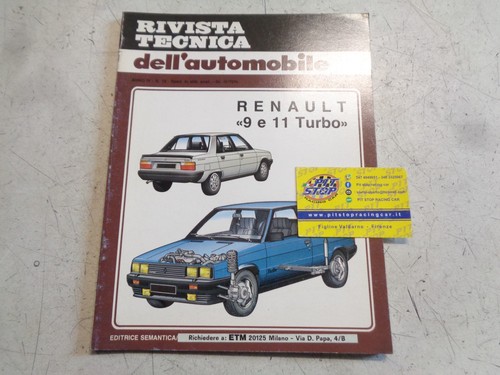 Rivista tecnica renault 11 - rivista,