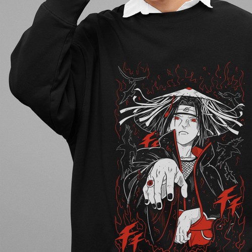 Felpa naruto anime itachi - naruto,