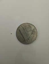  moneta da 10 Lire Italiana spiga di grano  del 1956 