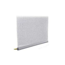 Profilo in pvc con rete in fibra di vetro per finestre e porte ø 6mm l 2,4 metri