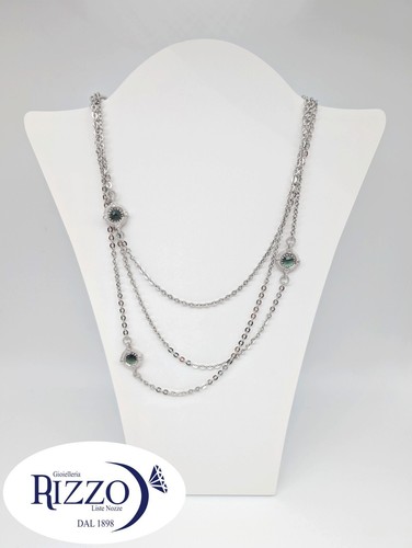 Collana rebecca argento - argento, 925