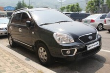 Set di deflettori del vento cromati Auto Clover per Kia Carens 2006 - 2012 (4 pezzi)