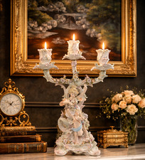 Antico candelabro in