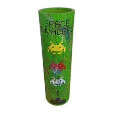 Opera Tube Art Space Invader Pop Art Oliver  Cm 31 X 9 Pezzo Unico.