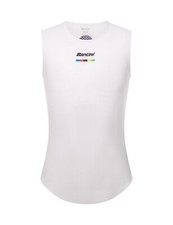 CAMPIONE DEL MONDO UCI - BASELAYER Bianco di Santini