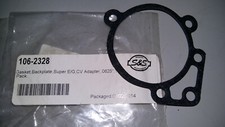 S&S, gasket air cleaner backplate. Super E/G carburator - Harley Davidson