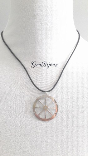 Collana uomo ciondolo ruota - , in
