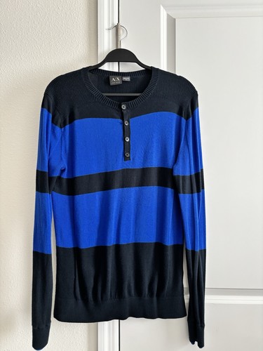Maglione maglia henley armani - maglione,