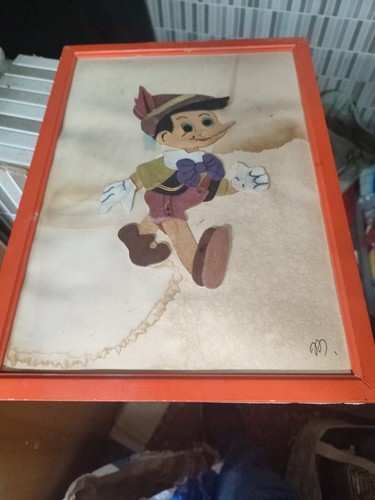 Vecchio quadro pinocchio - vecchio,